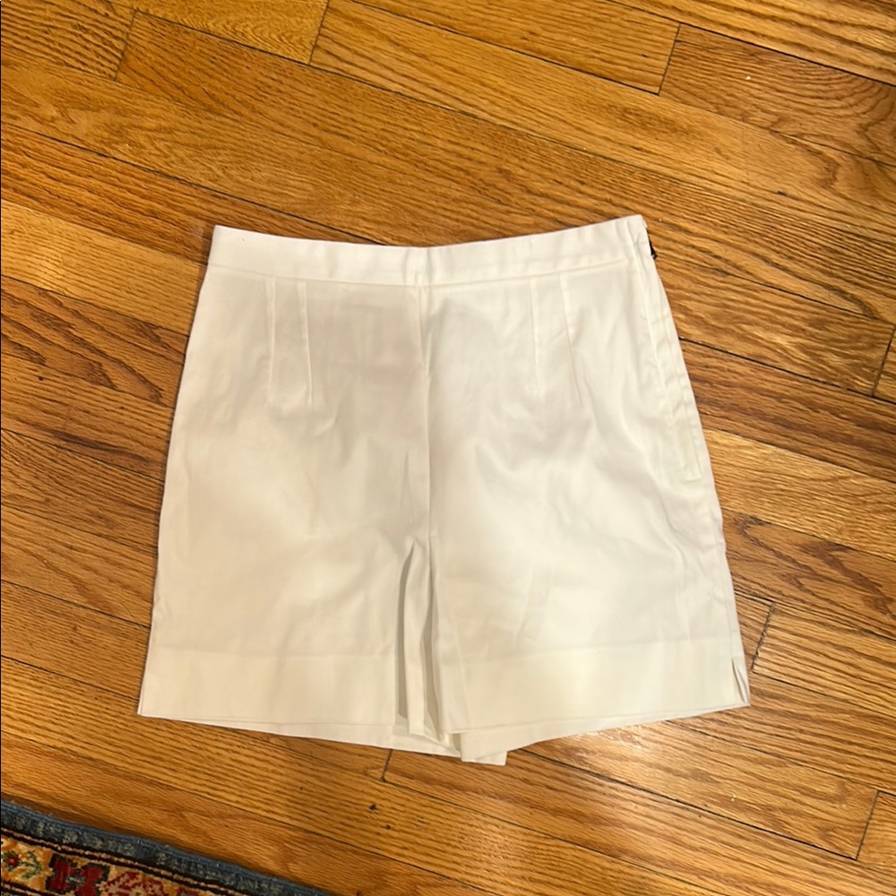Dolce & Gabbana Cream High Waist Shorts